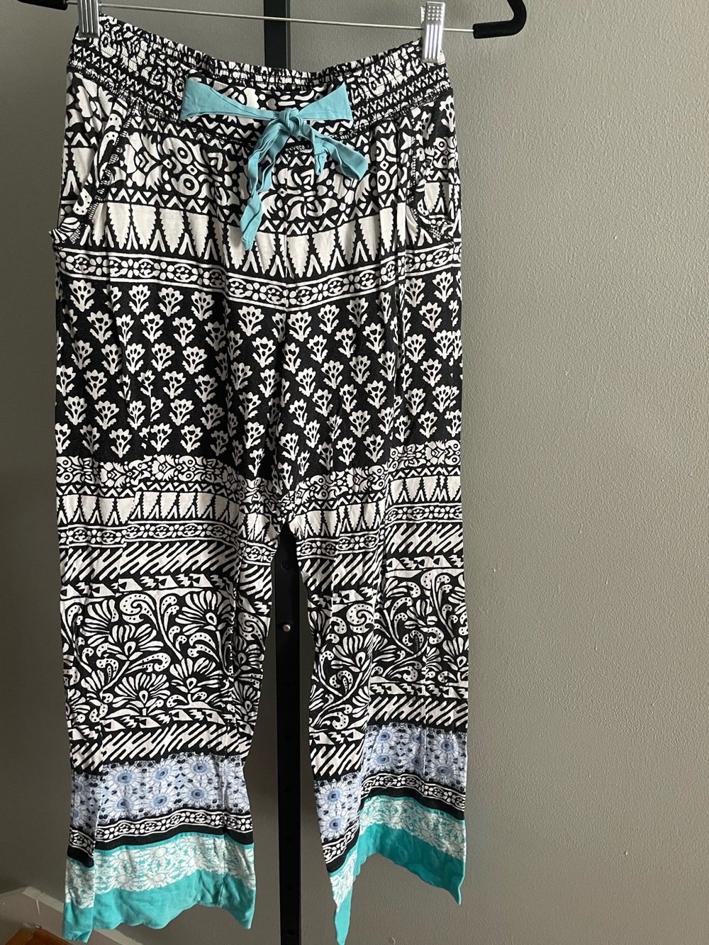 Anthropologie E by Eloise Printed Lounge Pajama Pants Size Medium